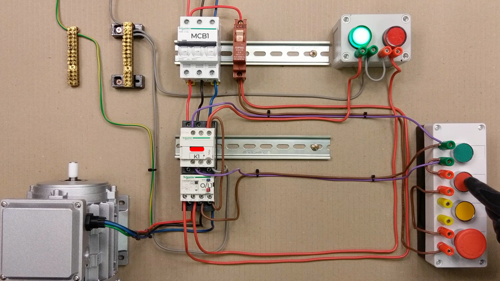 Machine wiring & motor controlling